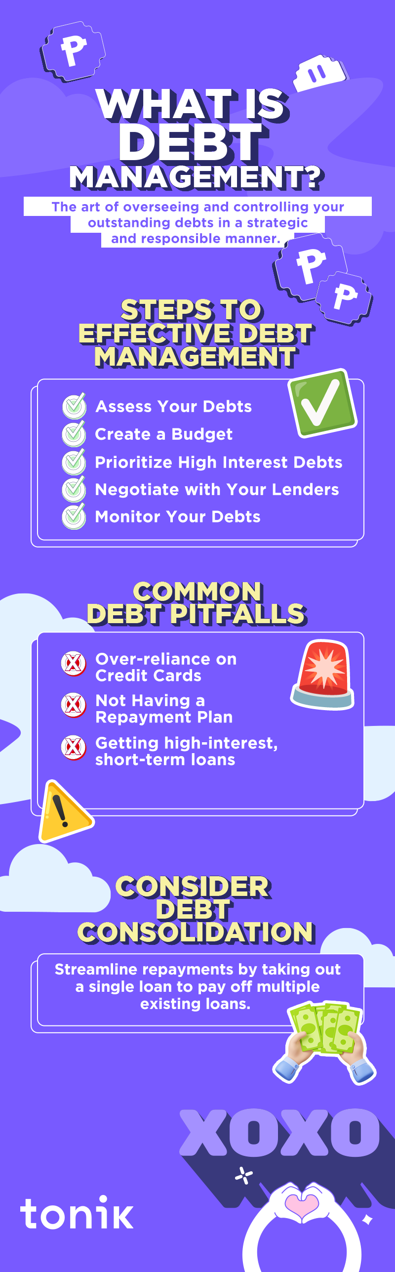 infographic on debt consolidation