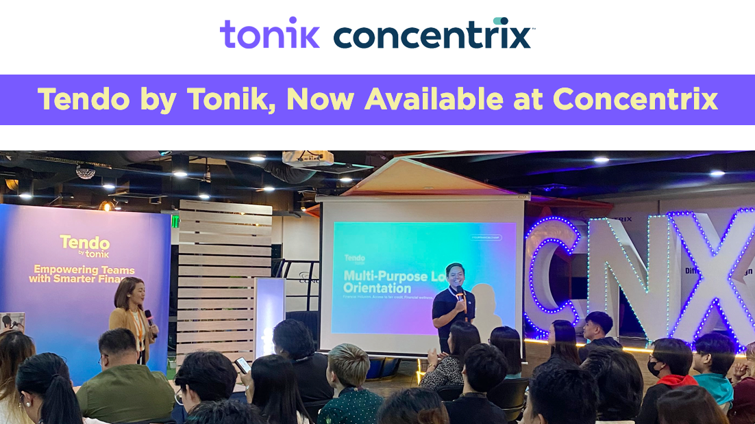 Tendo by Tonik Now Available at Concentrix