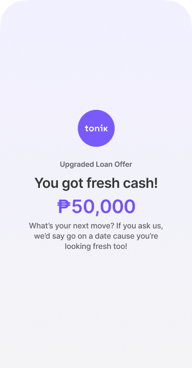 You got fresh cash