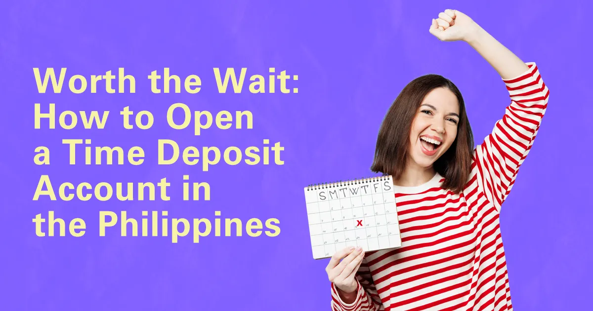  Time deposit account in the Philippines