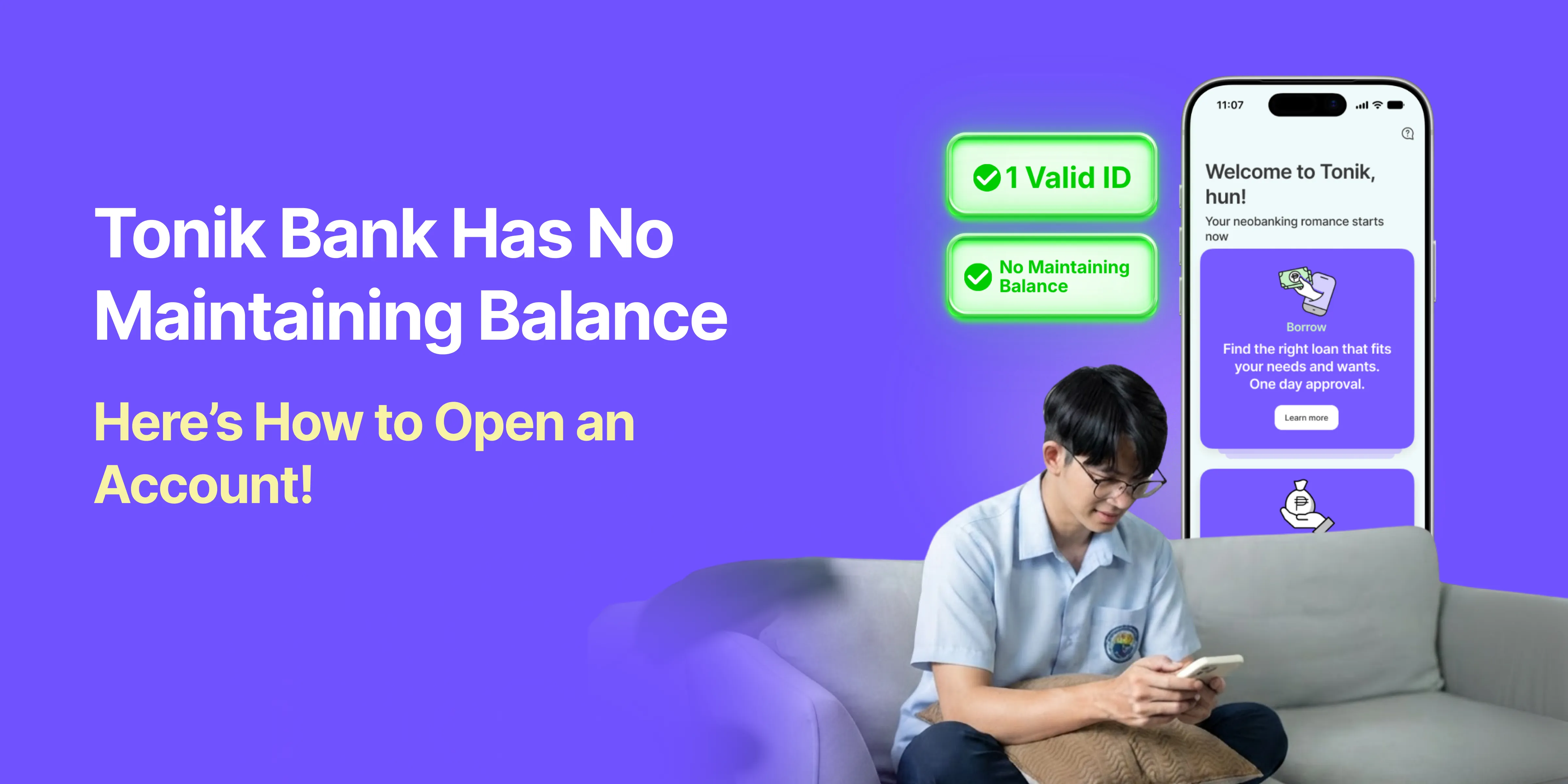 how to open bank account online Philippines no maintaining balance 